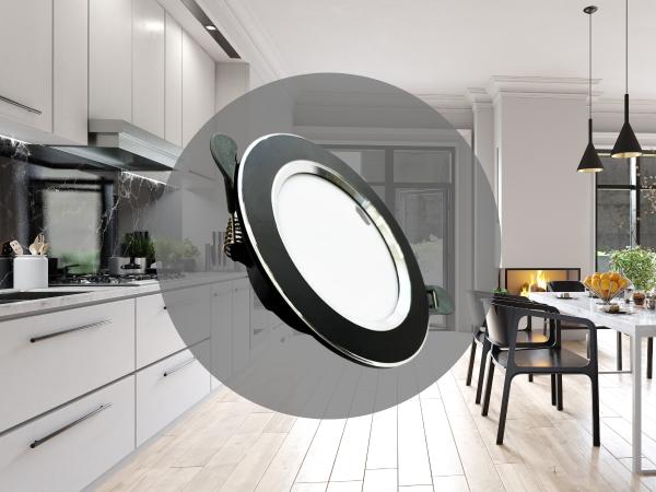 LED podhľadové svietidlo 7,5W 4000K / SMD / BK-S - LDL321BS