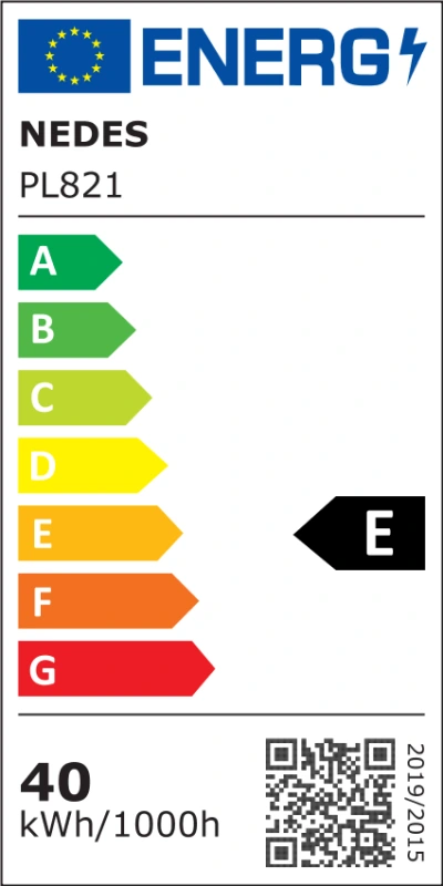 LED podhľadový panel backlite 40W / 595 / 4000K / WH / UGR19 - PL821 10