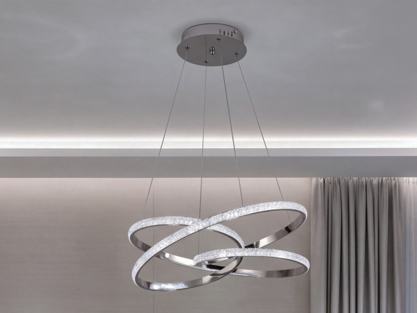 LED závesné svietidlo + diaľkový ovládač 80W - J4389/CH
