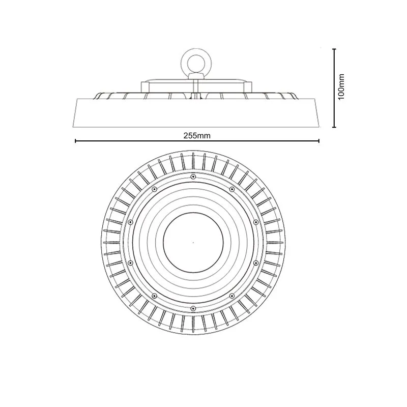 LED svietidlo High Bay UFO 100W / IP65 / 5000K - LU421