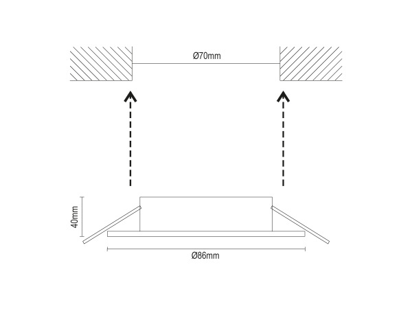Rámik na GU10 - SR001 4