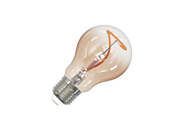 LED dekoratívna žiarovka / filament SHAPE 4W BRAUN - A60 / E27 / 1800K - ZSF107 2