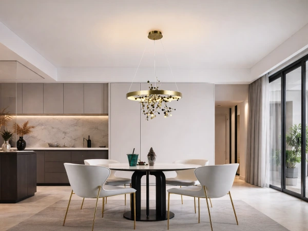 LED závesný luster na lanku + diaľkový ovládač 40W - J5307/C 1