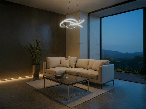 LED závesné svietidlo s diaľkovým ovládačom 95W - TA2309/B 1