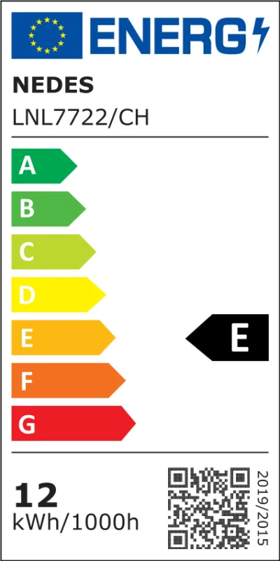 LED kúpeľňové svietidlo 12W / IP44 / 600 / 4000K - LNL7722/CH 12