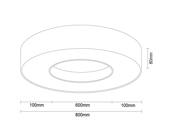 LED stropnica 80W - CL7462 7