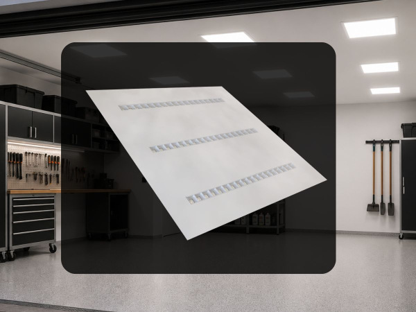 LED podhľadový panel UGR 36W / 595x595 / SMD / 4000K / WH - PL122