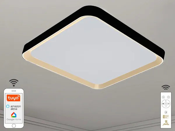 LED stropná lampa OPAL + diaľkový ovládač + Wifi 48W - LC902MB/S