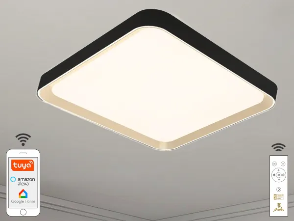 LED stropná lampa OPAL + diaľkový ovládač + Wifi 48W - LC902MB/S 1