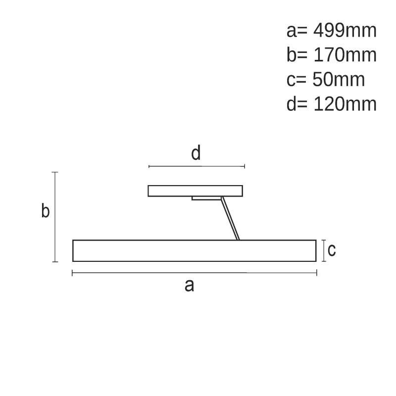 LED stropné svietidlo s diaľkovým ovládačom 72W - TA1314/B