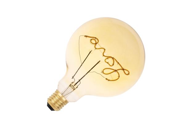 LED dekoratívna žiarovka / filament VINTAGE 2W LOVE - G125 / E27 / 2000K - ZSF112 2