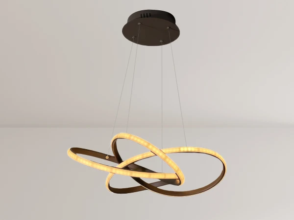 LED visiaca lampa + diaľkový ovládač 65W - J4332/BR 1