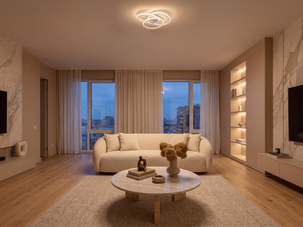 LED stropné svietidlo + diaľkový ovládač 55W - J3375/W 1
