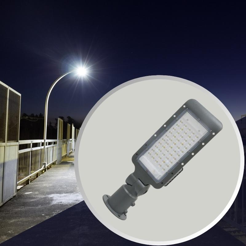 LED pouličné svietidlo so senzorom 50W / 4000K - LSL322HS