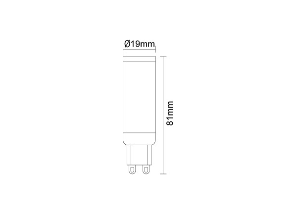 LED žiarovka 7,6W - G9 / SMD / 2800K - ZLS618 3