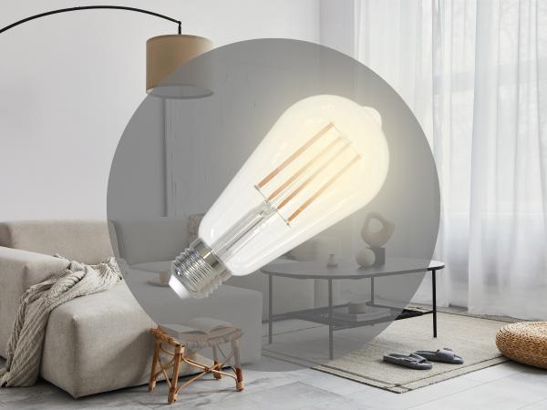 LED žiarovka / filament 11W - ST64 / E27 / 3000K - ZLF915D 1