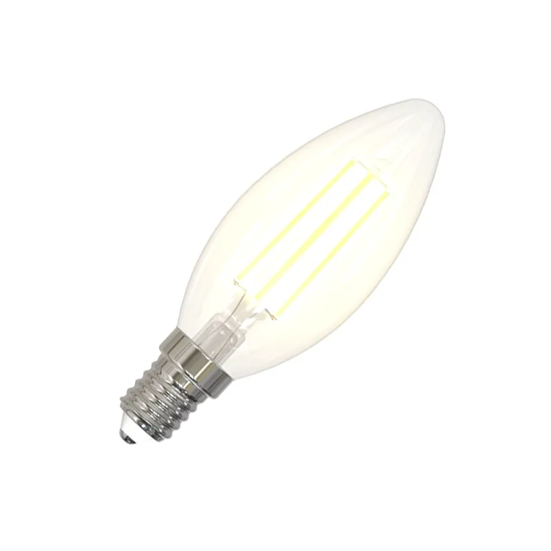 LED Filament BIELY 4,5W - C35 / E14 / 3000K - ZWF106