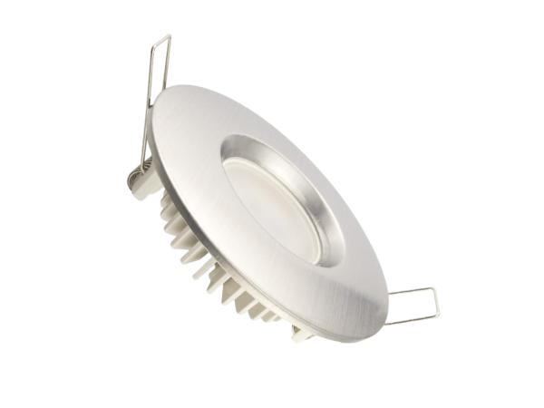 LED podhľadové svietidlo 7W / IP44 / DR02 / SMD / 4000K / SI - LDL253/S 1