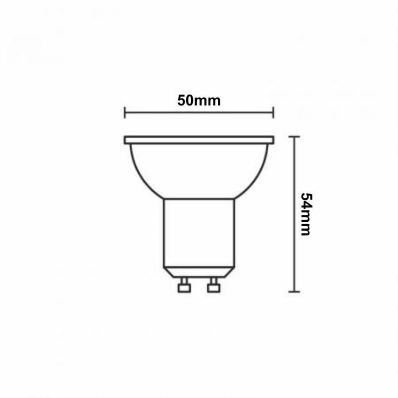 LED žiarovka WIFI 4,5W - GU10 / CCT + RGB - ZLS135WA