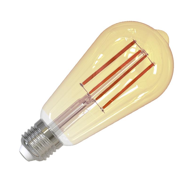 LED žiarovka / filament 12W VINTAGE - ST64 / E27 / 2000K - ZLF915DV