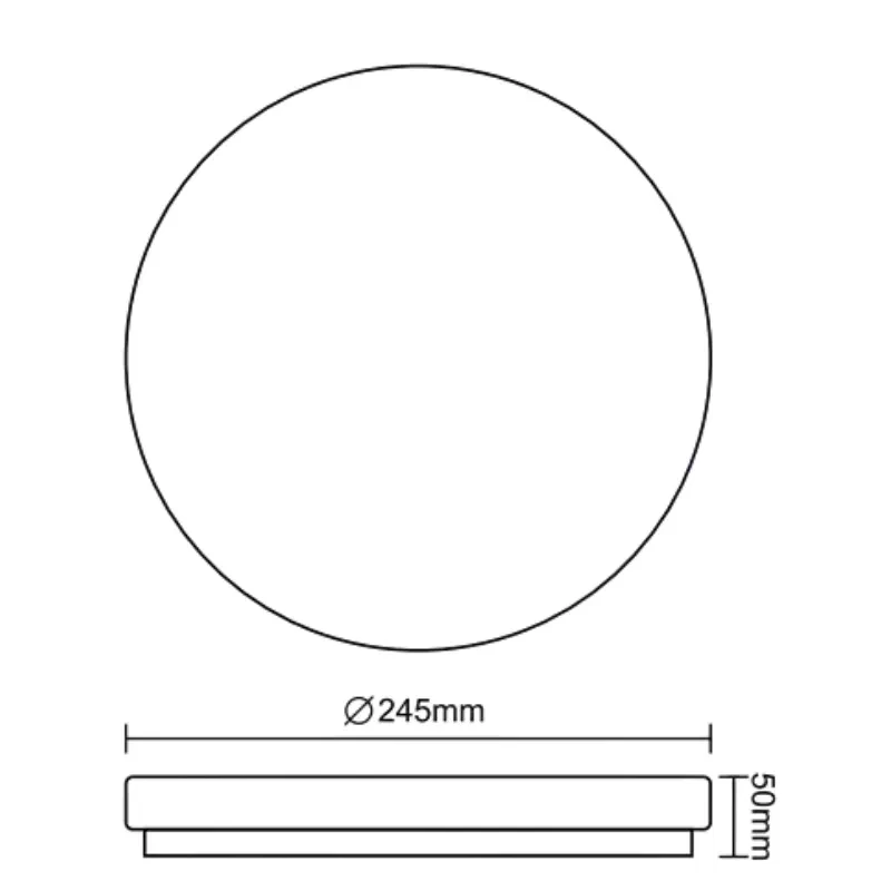 LED stropnica OPAL SLIM 12W / SMD / 4000K / IP44 - LCL421S/44 4