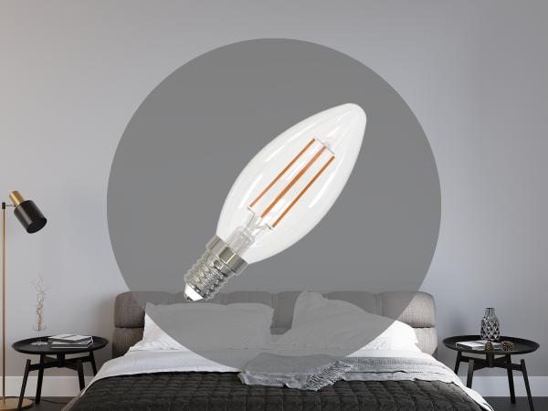 LED žiarovka / filament 6W - C35 / E14 / 3000K - ZLF713D