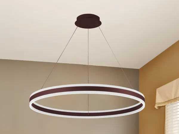 LED závesné svietidlo na lanku + diaľkový ovládač 110W - J4316/BR