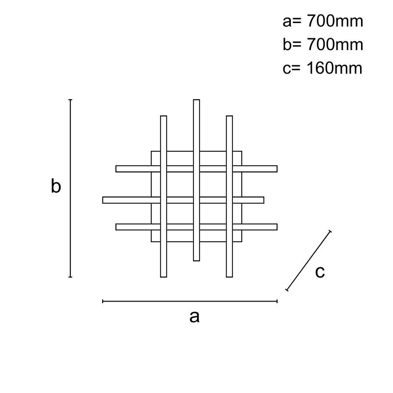 LED stropné svietidlo s diaľkovým ovládačom 90W - J7314/W