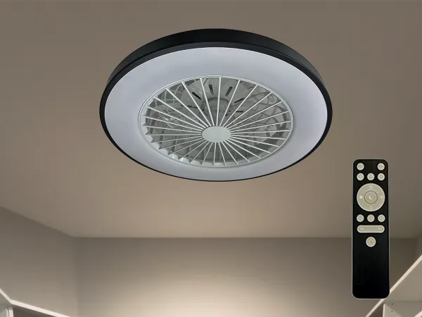 LED stropné svietidlo OPAL + stropný ventilátor + diaľkový ovládač 48W - LCL6345