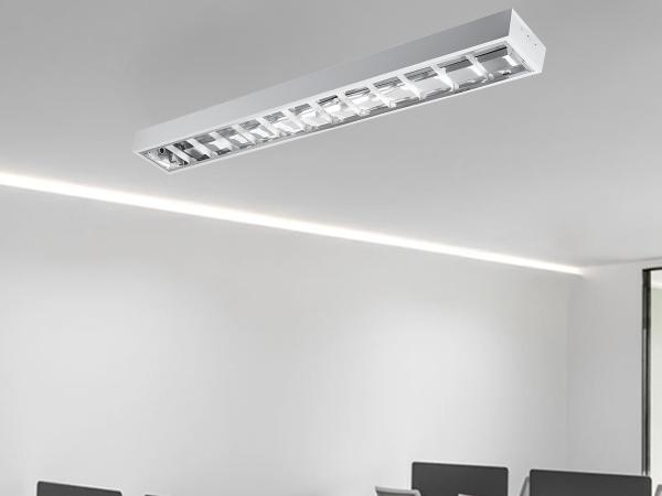 Biele žiarivkové prisadené svietidlo na 2 x T8 ( 120cm LED trubica ) - TL301