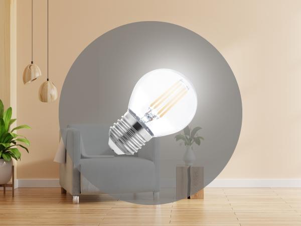 LED žiarovka / filament 6W - G45 / E27 / 4000K - ZLF828 1