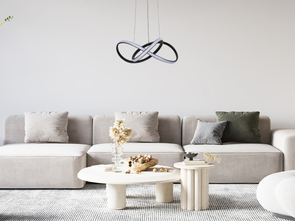 LED závesné svietidlo s diaľkovým ovládačom 65W - TA2310/B 2