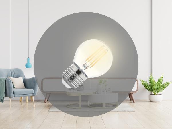 LED žiarovka / filament 4W - G45 / E27 / 3000K - ZLF817 1