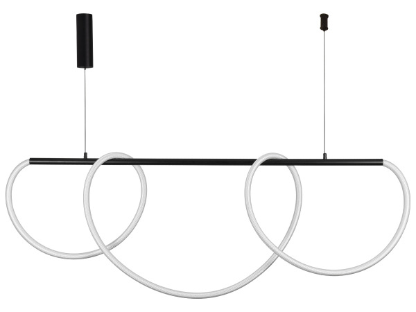 LED závesné svietidlo + diaľkový ovládač 105W - J4396/B 2