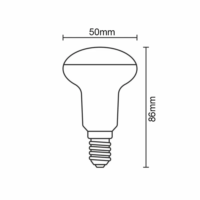 LED žiarovka 6W - R50 / E14 / SMD / 6500K - ZLS205 3