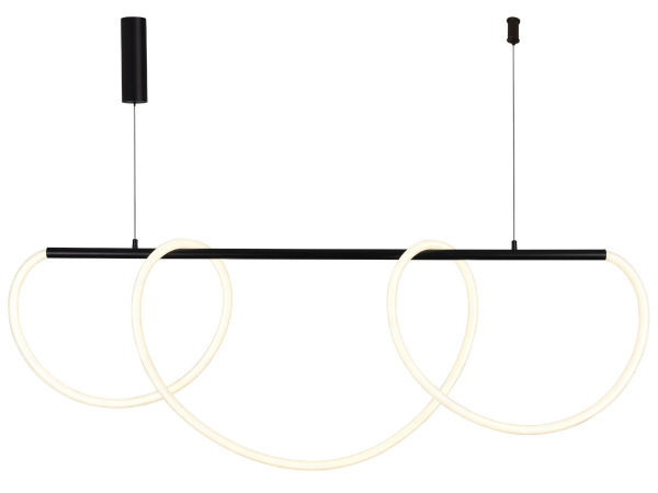 LED závesné svietidlo + diaľkový ovládač 105W - J4396/B 4
