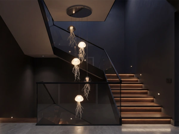 MEDUSA závesný krištáľový luster - V30061 1