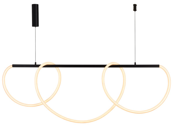 LED závesné svietidlo + diaľkový ovládač 105W - J4396/B 5