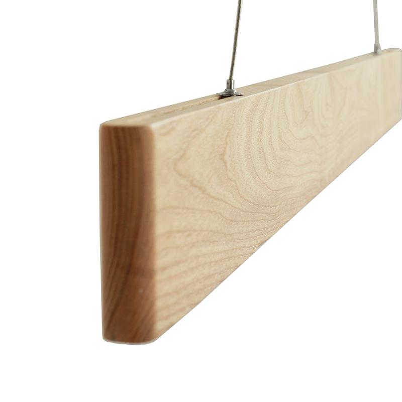 Drevený luster na lanku z masívneho dreva LED 22W / 1200 - WRL0121