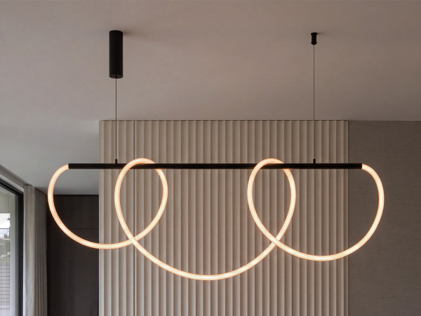 LED závesné svietidlo + diaľkový ovládač 105W - J4396/B