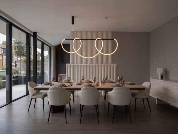 LED závesné svietidlo + diaľkový ovládač 105W - J4396/B 1