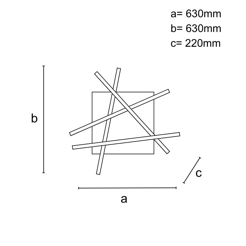 LED stropné svietidlo s diaľkovým ovládačom 60W - J3368/BCH