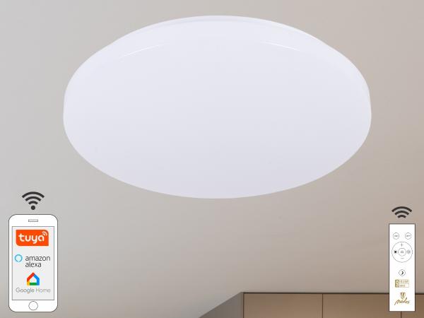 LED stropná lampa OPAL + diaľkový ovládač + Wifi 48W - LC902S