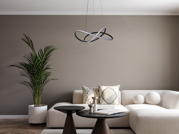LED závesné svietidlo s diaľkovým ovládačom 85W - TA2311/B 2