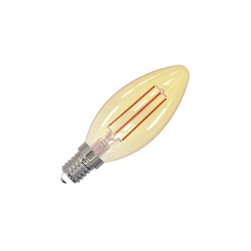 LED žiarovka / filament 6W VINTAGE - C35 / E14 / 2000K - ZLF713DV