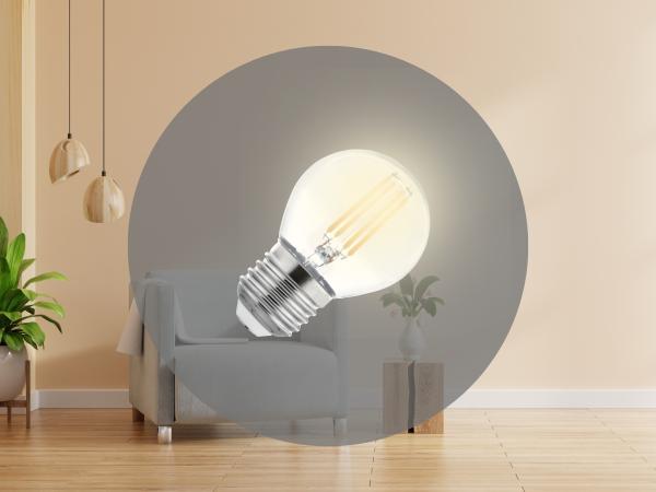 LED žiarovka / filament 6W - G45 / E27 / 3000K - ZLF818 1