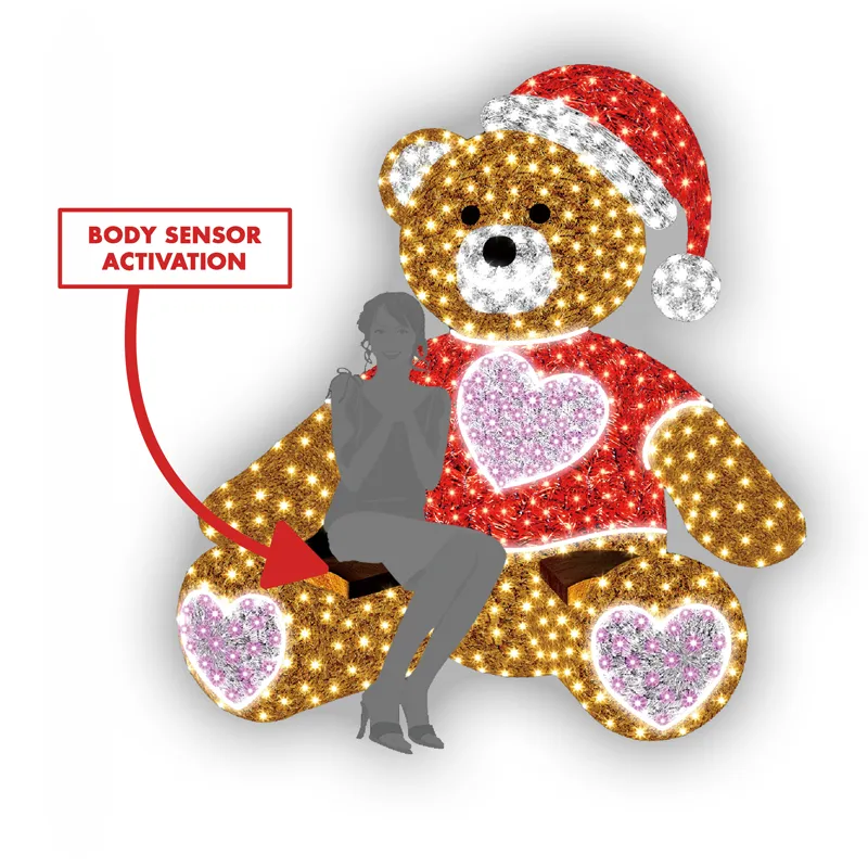 Vianočná dekorácia Medveď - CH1