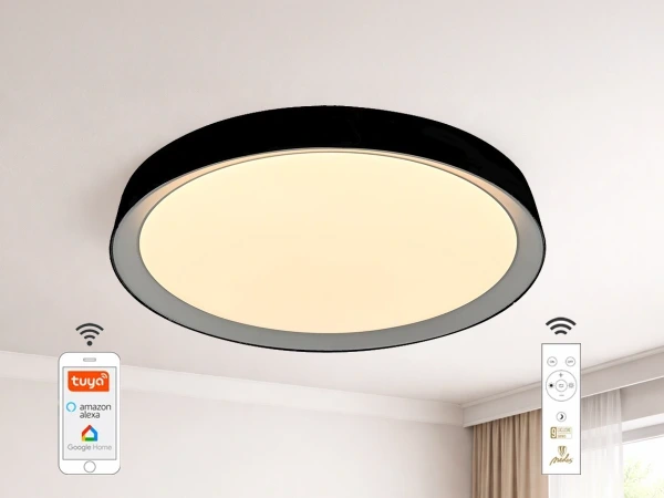 LED stropná lampa OPAL + diaľkový ovládač + Wifi 48W - LC902JB