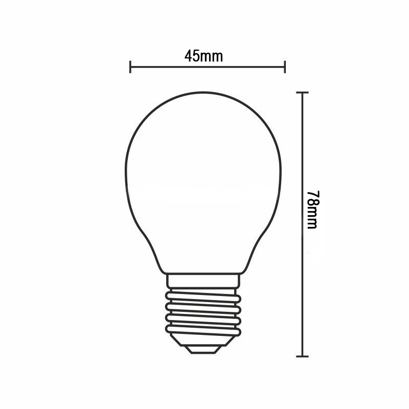 LED žiarovka 6W - G45 / E14 / SMD / 3000K - ZLF813 3