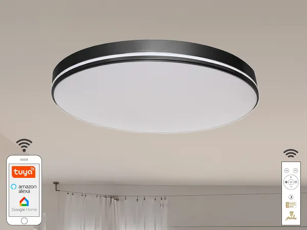 LED stropná lampa OPAL + diaľkový ovládač + Wifi 48W - LC902BB